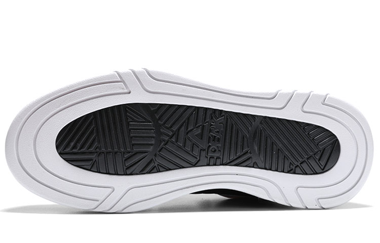 PEAK Fabric Slip Resistant Abrasion Resistant Mid top Basketball Shoes Men’s White Black
