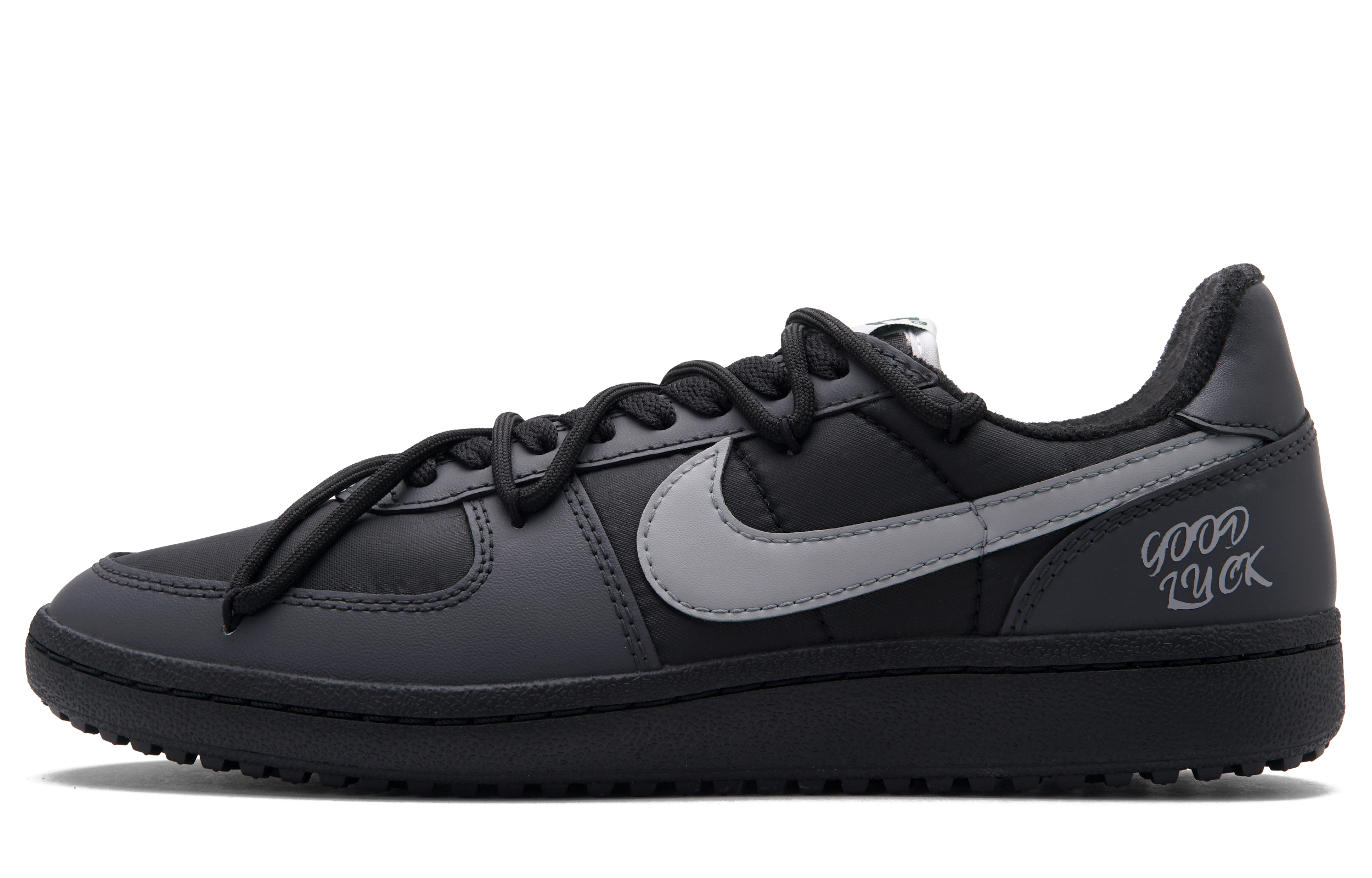 Nike Field General ’82 Dark Night Low top Vintage Basketball Shoes Unisex Black Gray