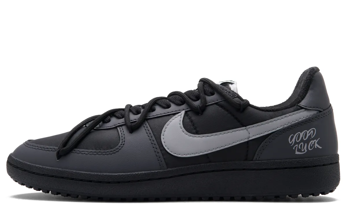 Nike Field General '82 Dark Night Low top Vintage Basketball Shoes Unisex Black Gray