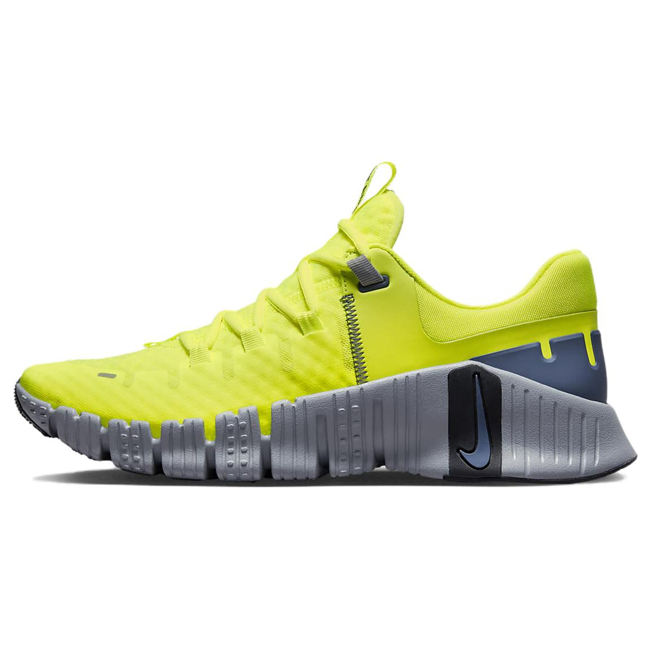 Nike Free Metcon 5 shock-absorbing and anti-slip low-top training shoes men's yellow gray