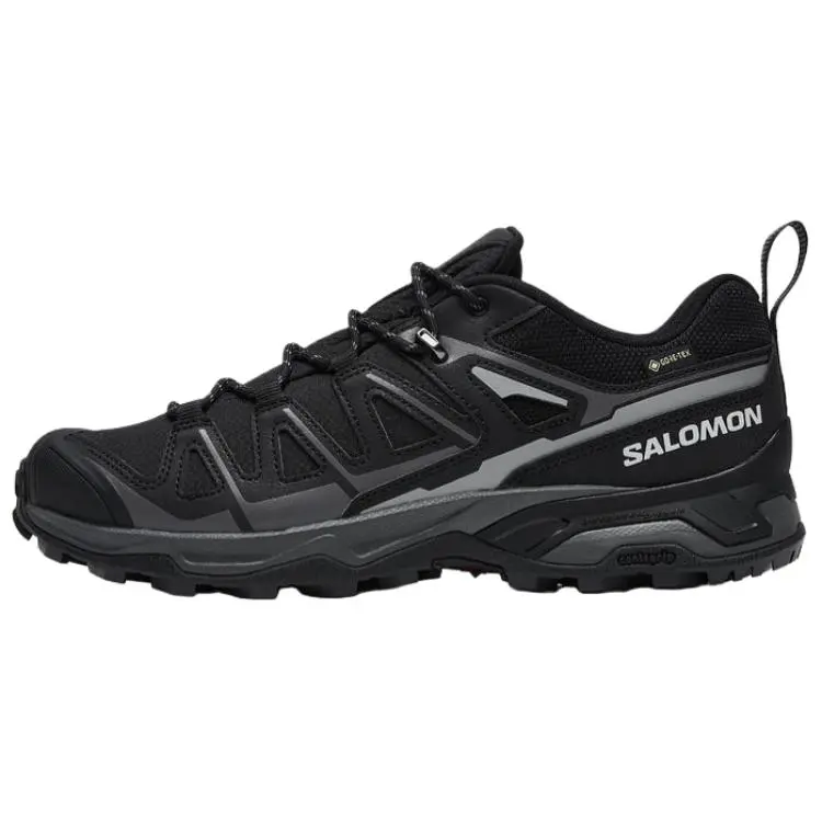 SALOMON X Ultra Pioneer 2 GTX Fabric Breathable Low top Mountaineering Shoes Men's Black