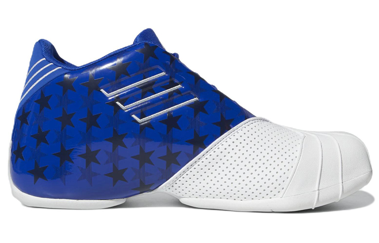 Мужские кроссовки adidas T mac 1 (сине-белые) — фото 2