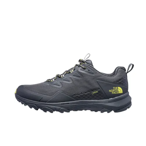 THE NORTH FACE Waterproof And Breathable Grip Low top Hiking Shoes Men's Gray