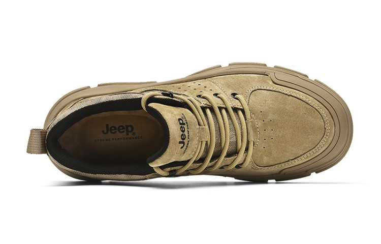 Jeep Textile, Pigskin Outdoor Low top Mountaineering Shoes Men’s Sand