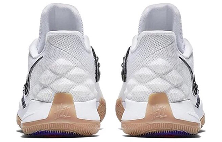 Мужские кроссовки Nike Kyrie Low 1 (бело-черные) — фото 4
