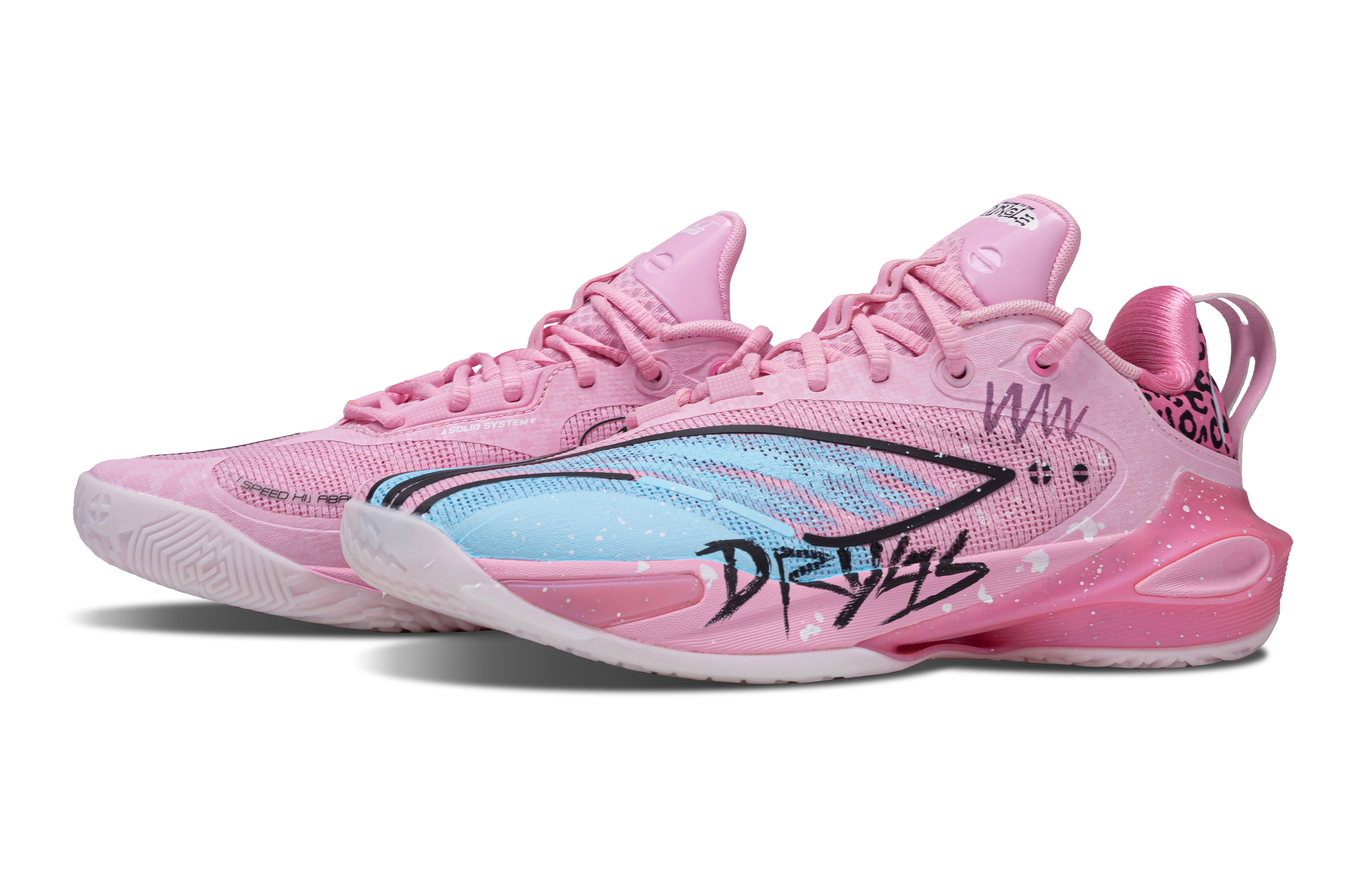 Li Ning Speed 11 TPU Support Abrasion Resistant Low top Basketball Shoes Men’s Pink