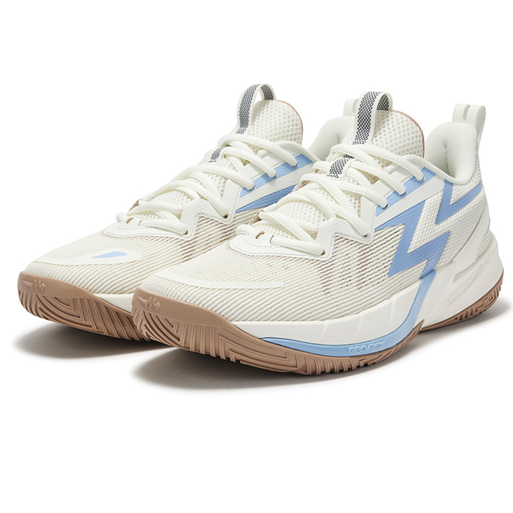 361° Slip Resistant Abrasion Resistant Low top Basketball Shoes Men’s White Blue