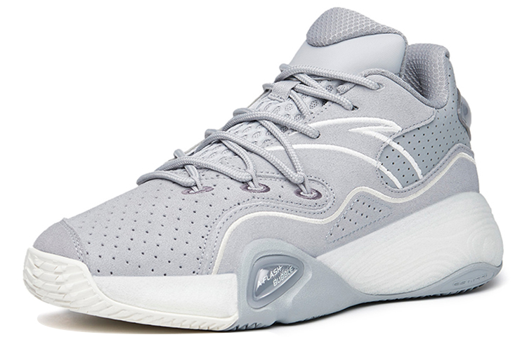 Anta A Flash Bubble 1.0 KT Thompson Low top Performance Basketball Shoes Men’s Gray