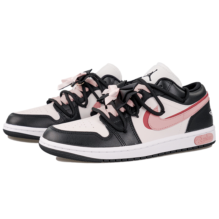 Jordan Air Jordan 1 Vintage Basketball Shoes Women’s Low Top Pink