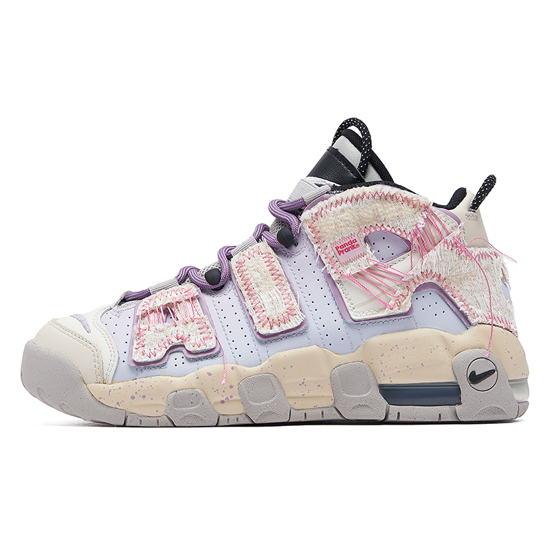 Nike Air More Uptempo Panda Mischief, Weaving Dreams, Star Dreams Casual Slip Resistant Abrasion Resistant Mid top