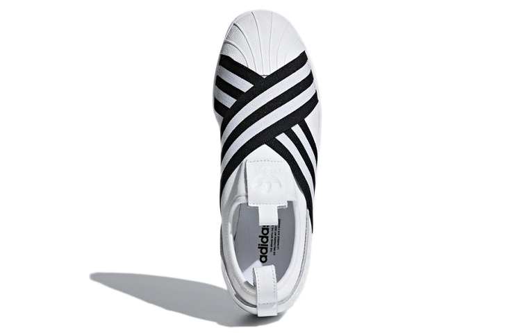 Женские кеды adidas originals SUPERSTAR (бело-черные) — фото 4