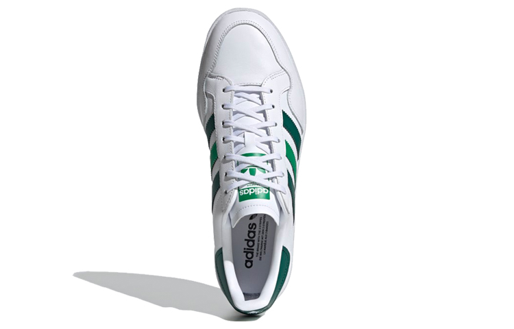 Кеды adidas originals Team Court (бело-зеленые) — фото 5