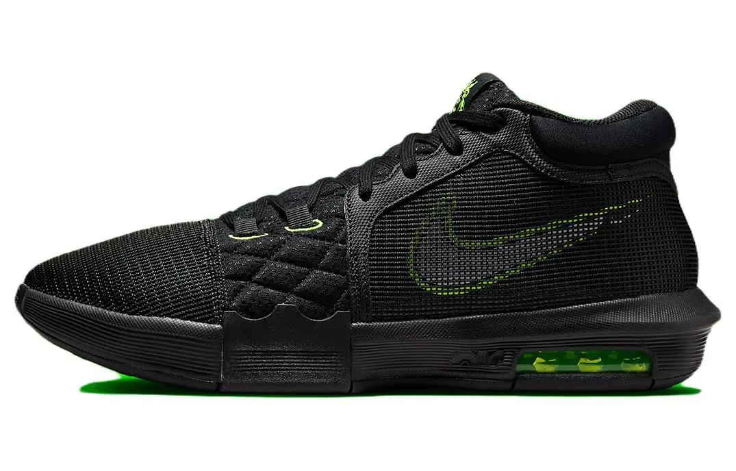 Nike LeBron Witness 8 Slip-Resistant Mid-top Basketball Shoes Men's Black