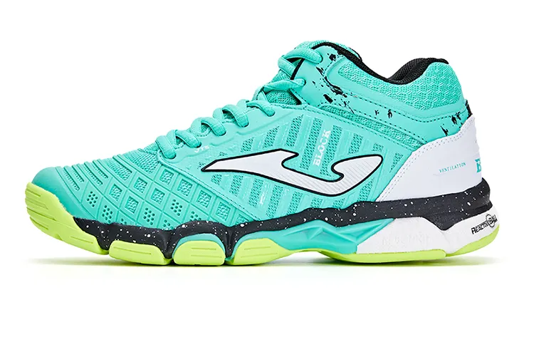 Joma Cushioning Slip Resistant Abrasion Resistant Mid top Training Shoes Women's Lake Green