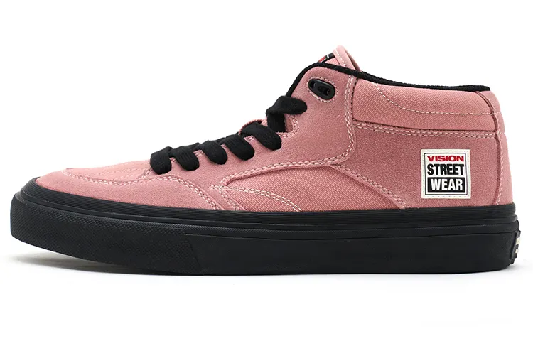 Vision Street Wear Concave Mid top Skateboard Shoes Unisex Pink Ink