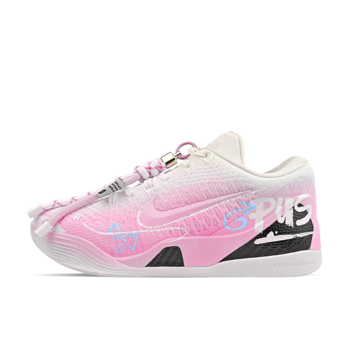 Nike Kobe 9 BNK Heartbeat Pink, Court Elf Cushioning Abrasion Resistant Cushioning, Wear Resistant Low top