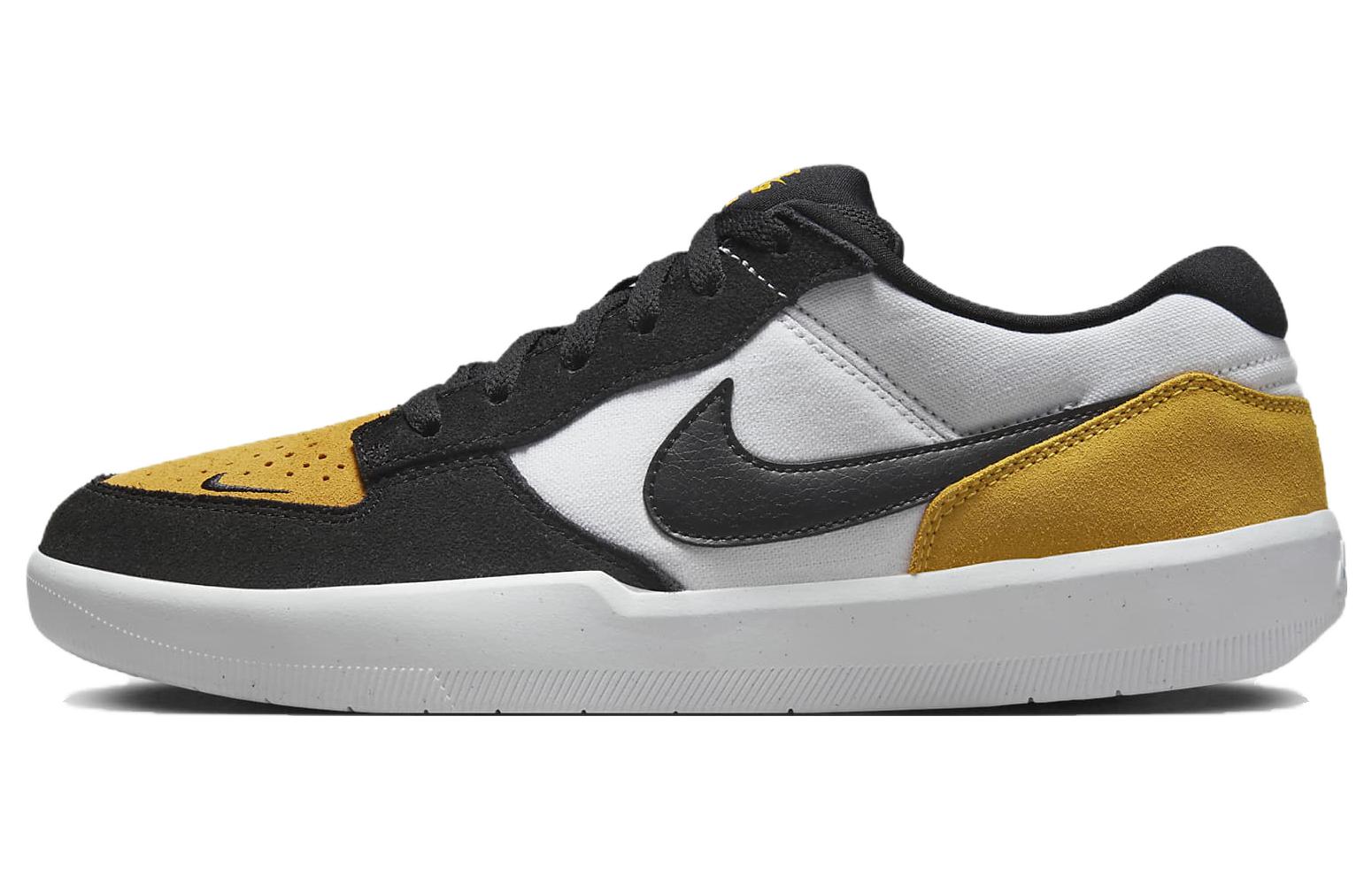 Кеды Nike Nike SB Force 58 (черно-бело-оранжевый)