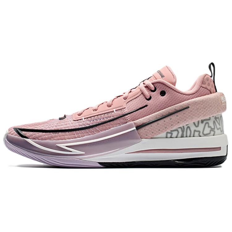 Anta Fengmang 1 Low top Basketball Shoes Men's Pink