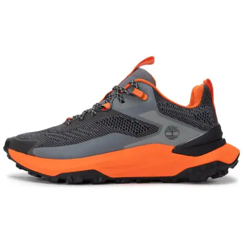 Timberland Slip Resistant Low top Hiking Shoes Men's Gray Orange