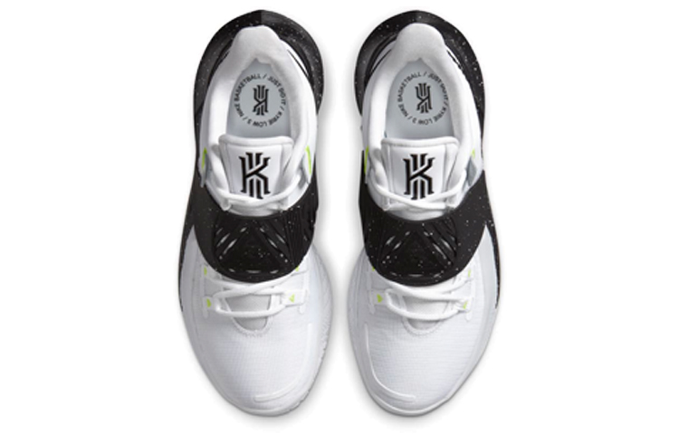 Кроссовки Nike Kyrie Low 3 (черно-белые) — Чёрный / белый — фото 4
