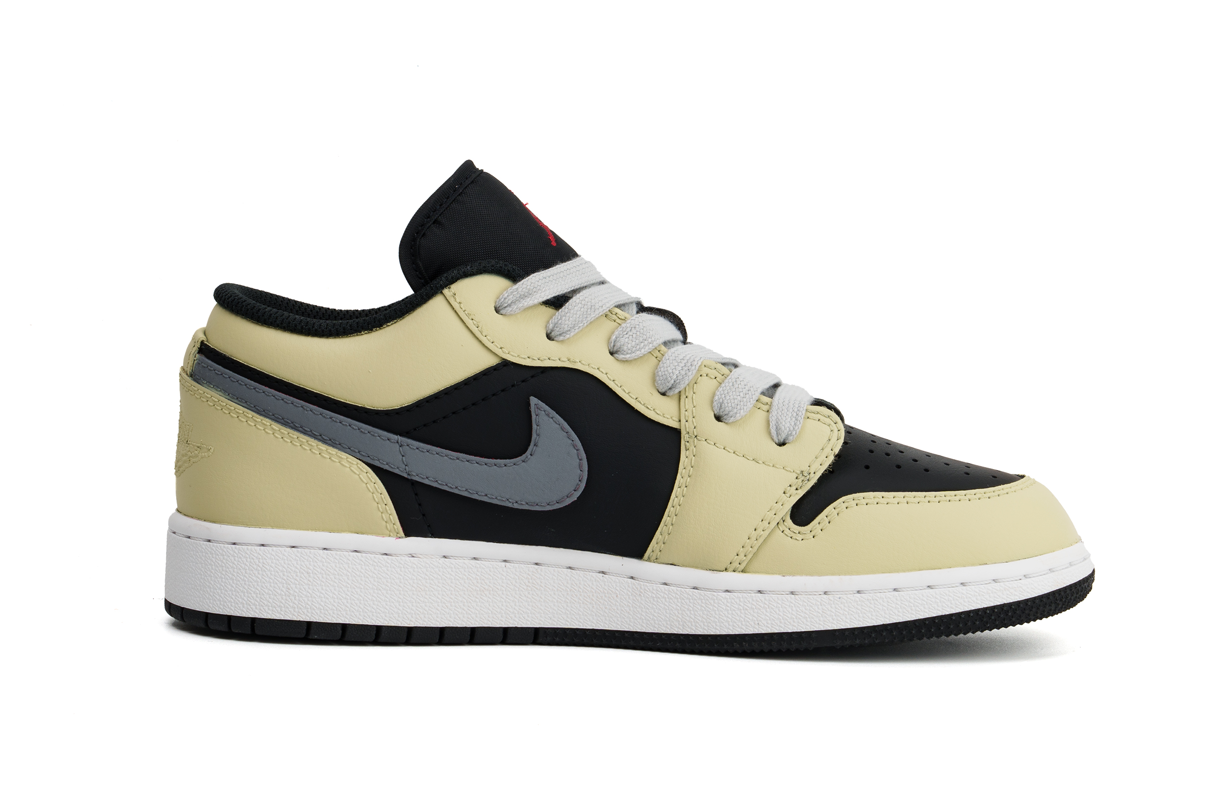 Jordan Air Jordan 1 Cushioning, Wear Resistant Low top Vintage Basketball Shoes Unisex Khaki