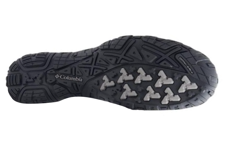 Columbia Cushioning Slip Resistant Abrasion Resistant Low top Hiking Shoes Men's Gray