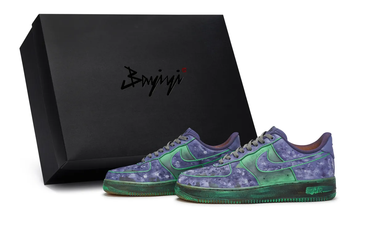 Nike Air Force 1 811 Manufacturing, Jinlin Mystic Realm Purple, Special Shoe Box Abrasion Resistant Low top