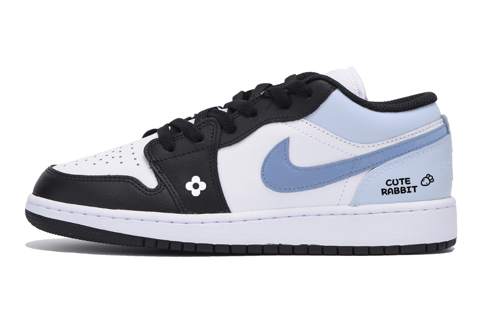 Jordan Air Jordan 1 Sweet, Cool, And Vintage, Special Shoe Box Low top Vintage Basketball Shoes Men’s White Blue