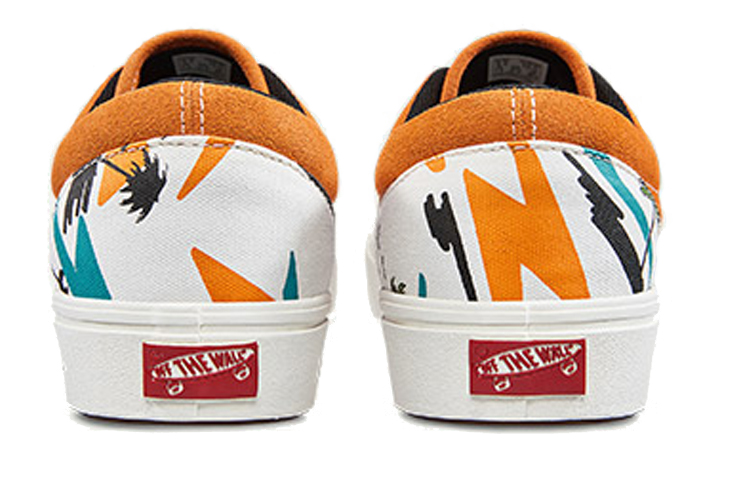Кеды Vans Era Vault ComfyCush LX (оранжево-белый) — фото 4