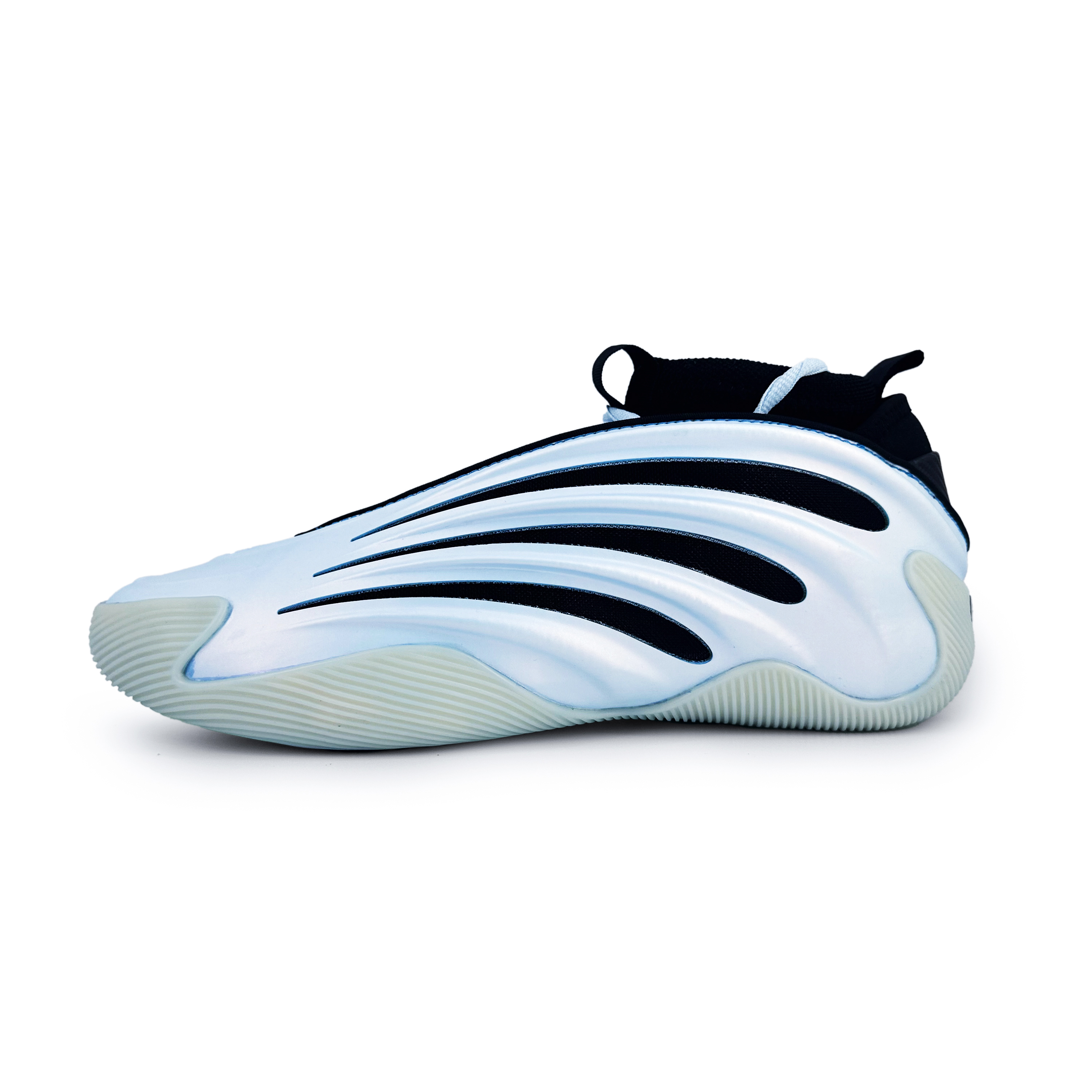 Adidas Harden Vol.9 Aurora Blue Slip Resistant Abrasion Resistant Mid top Basketball Shoes Men’s Fluorescent Blue