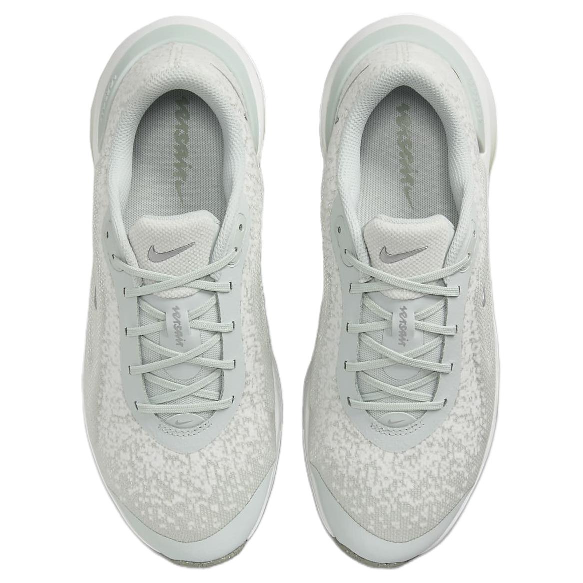 Nike Versair Slip Resistant Abrasion Resistant Low top Training Shoes Women’s Silver White Green