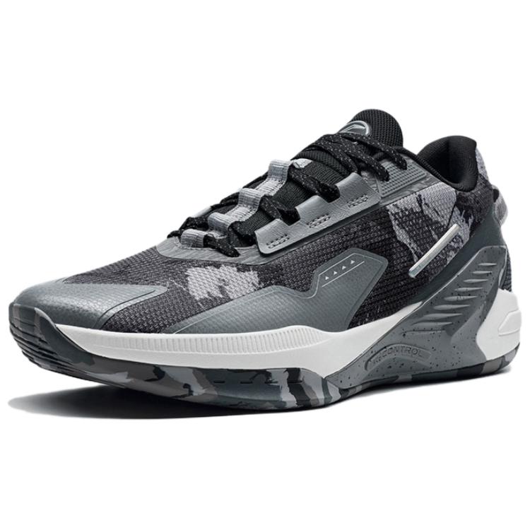 XTEP Serpent Strike TD Slip Resistant Low top Basketball Shoes Men’s Gray Black