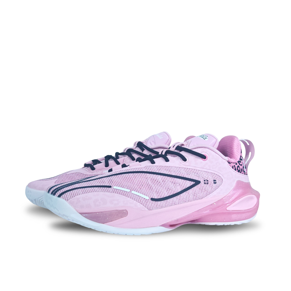 Li Ning Speed 11 Slip Resistant Abrasion Resistant Low top Basketball Shoes Men’s Pink