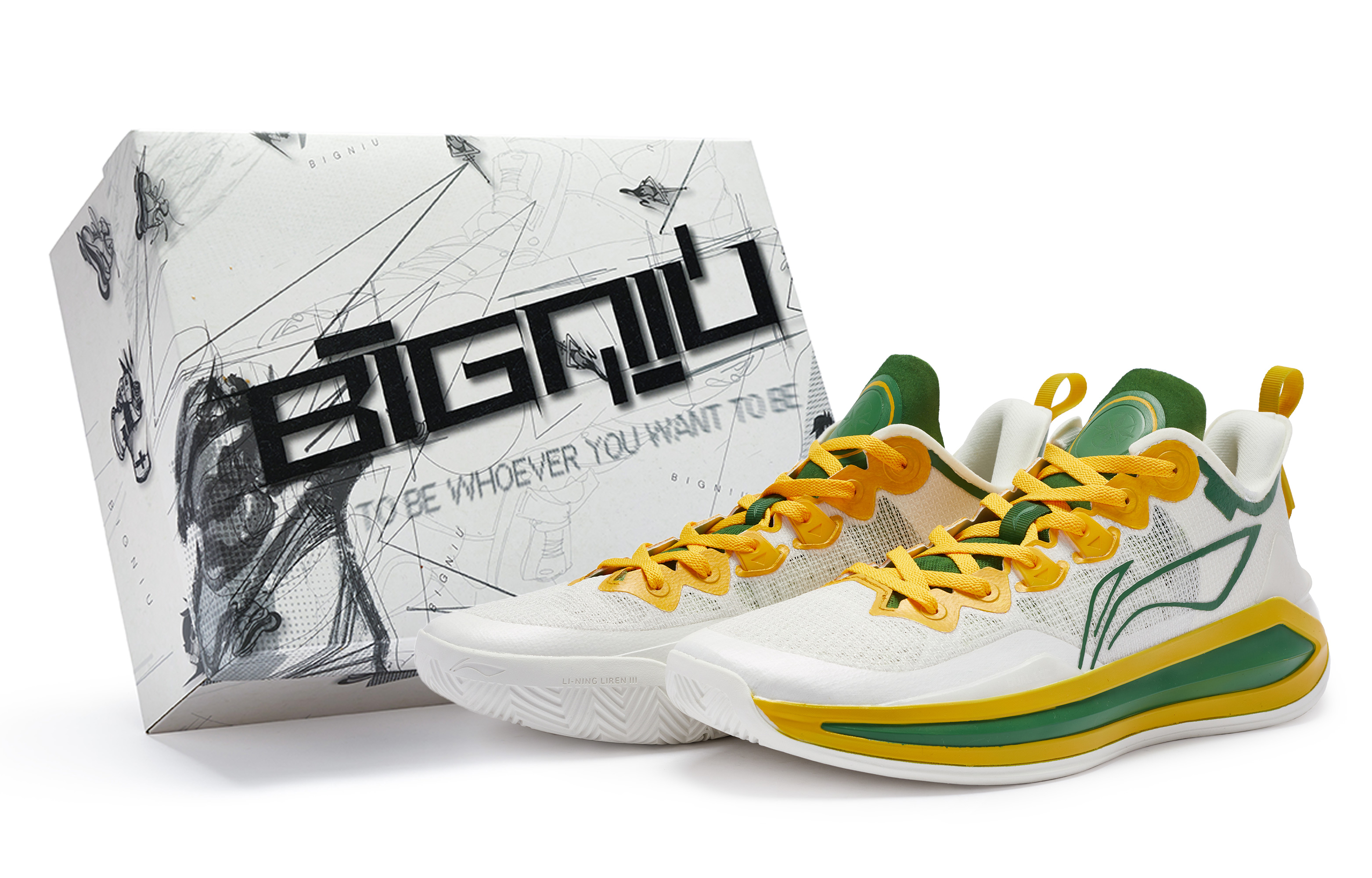 Li Ning Liren 3 V2 811 Manufacturing, Duck Shit Fragrance, Special Shoe Box Low top Basketball Shoes Unisex