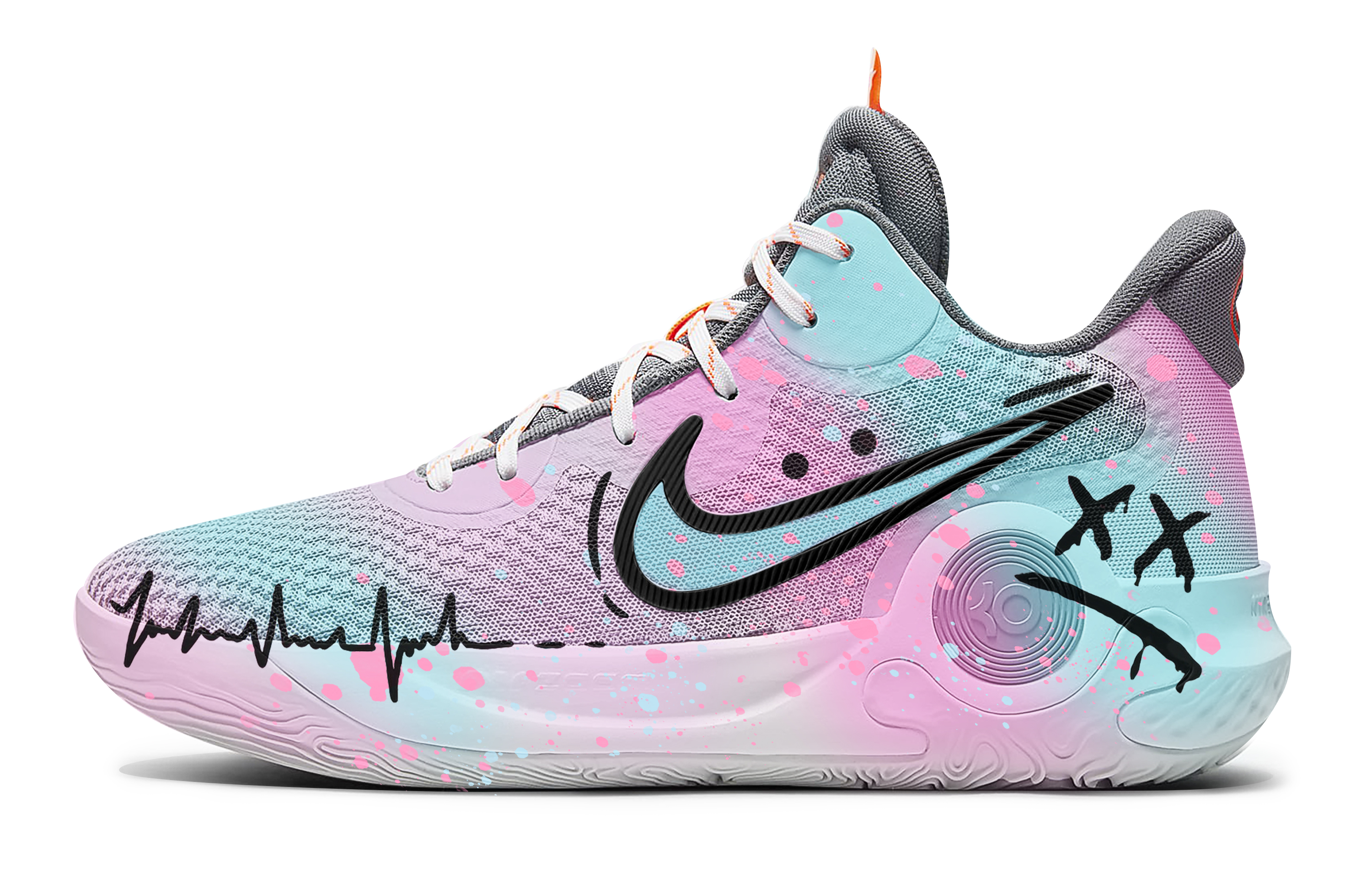 Nike KD Trey 5 IX Basketball Shoes Unisex Mid Top Bright Pink