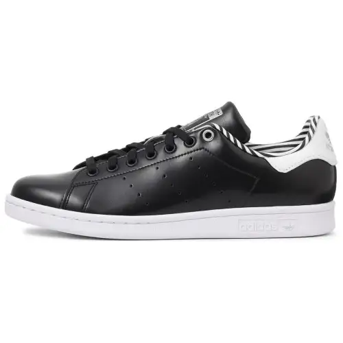 Adidas Originals STAN SMITH Slip Resistant Abrasion Resistant Low top Skateboard Shoes Unisex Black White