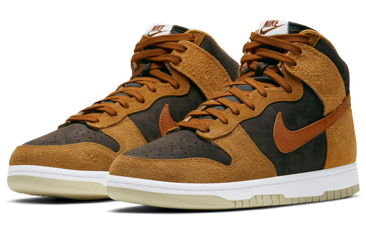 Кроссовки Nike Dunk "Dark Curry" (коричневые) — фото 3