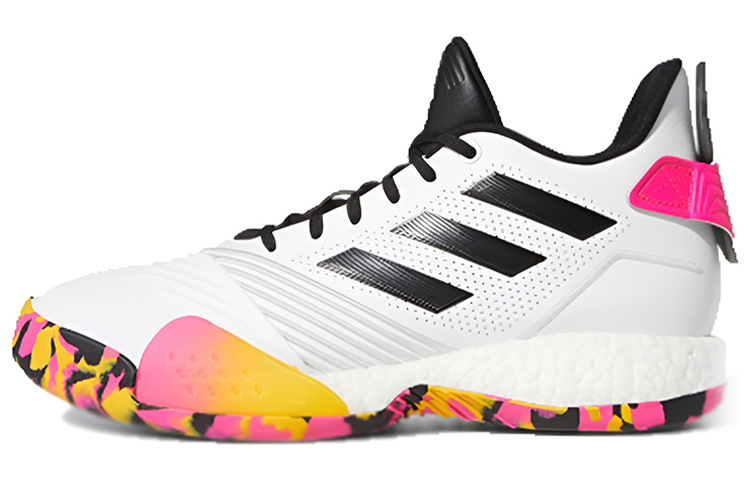 Adidas T mac Millennium Tracy cowhide shock-absorbing, non-slip and wear-resistant low-top basketball shoes men's black gold