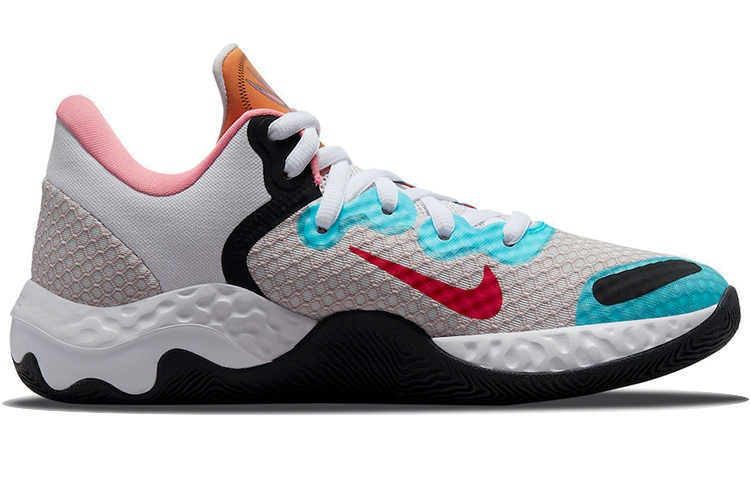 Кроссовки Nike Renew Elevate 2 "Space Jam" (серый / синий / розовый) — фото 2