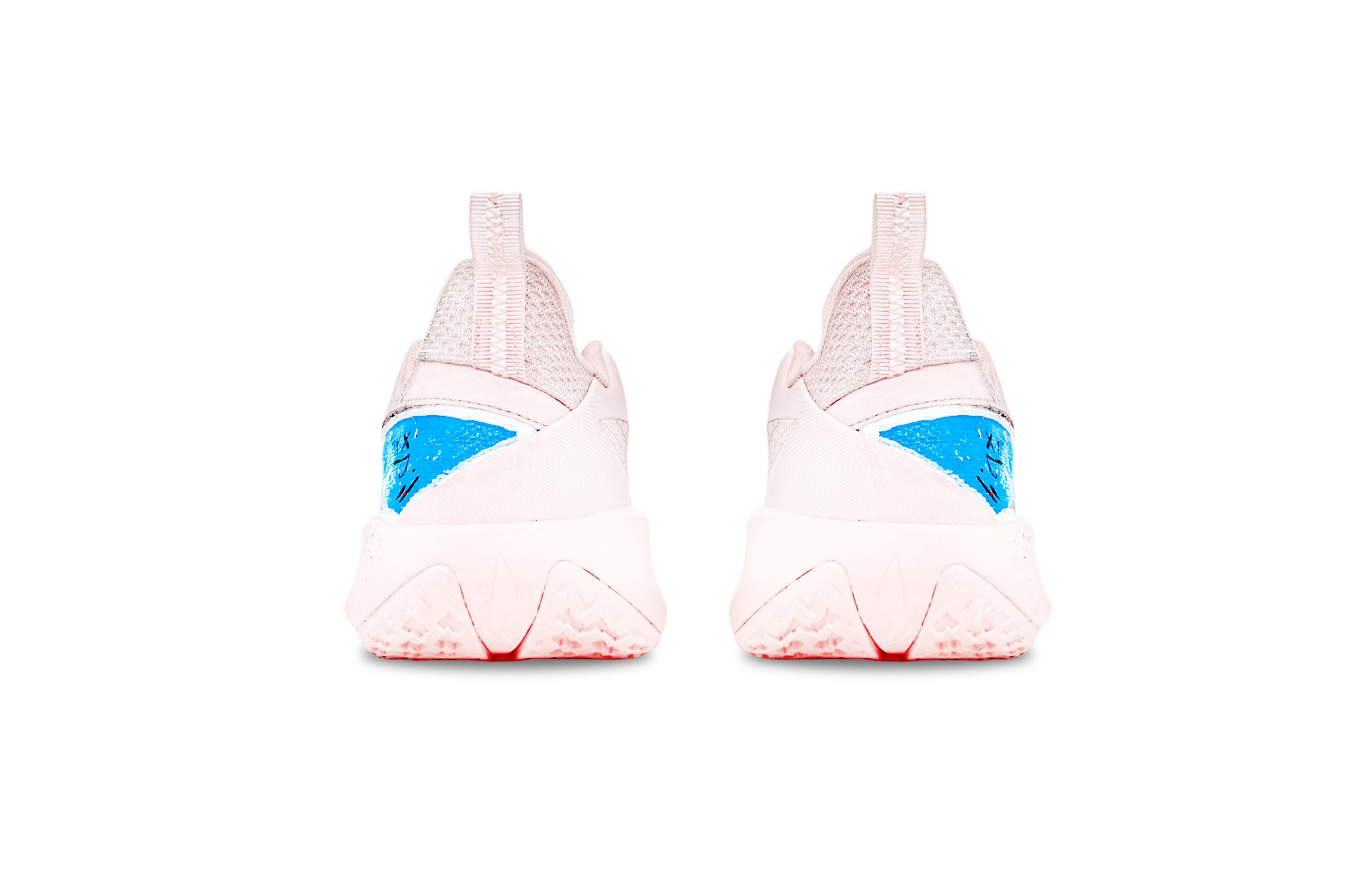 Li Ning Speed 2 Synthetic Leather Cushioning Breathable Rebound Low top Basketball Shoes Men’s Pink