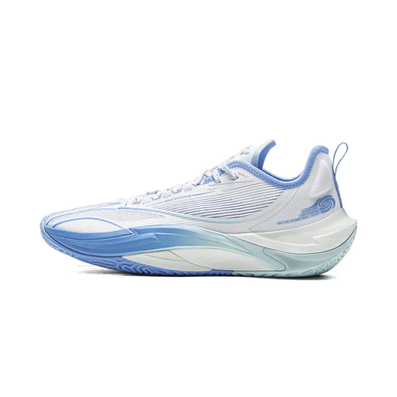 Li Ning Hurricane Cushioning Slip Resistant Abrasion Resistant Rebound Grip Low top Basketball Shoes Men's
