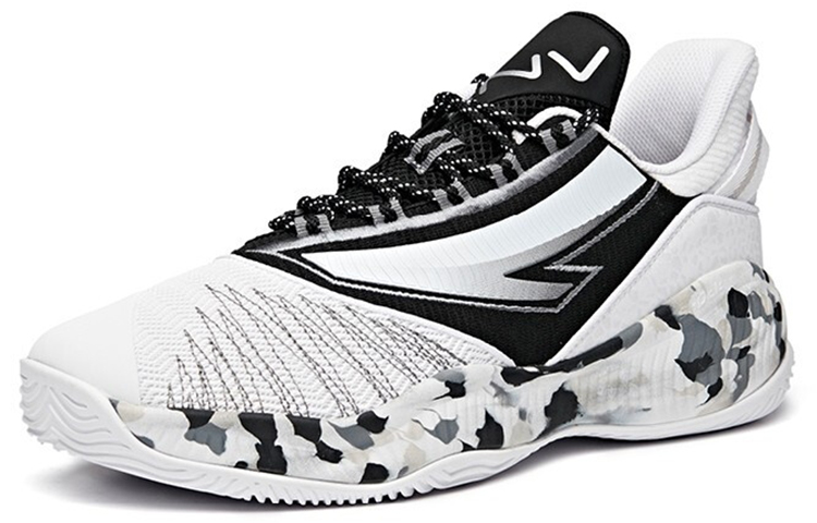 Anta Low top Basketball Shoes Men’s Black White