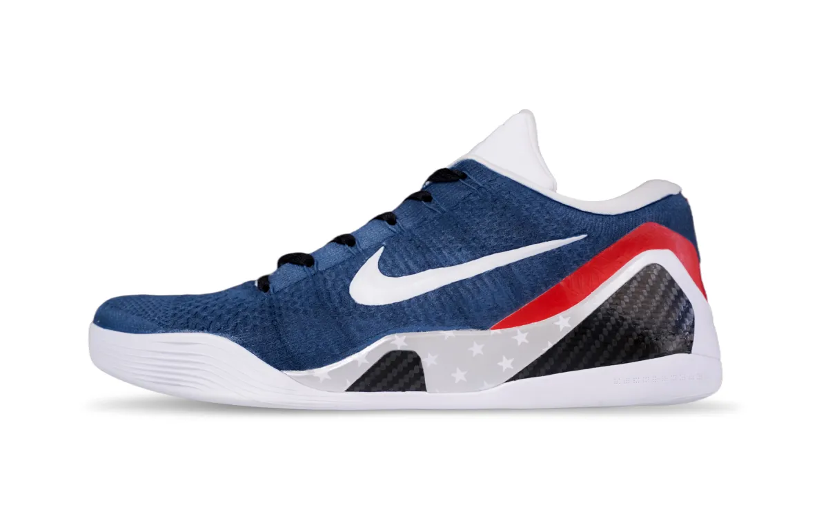 Nike Kobe 9 Low top Basketball Shoes Unisex Marine Blue