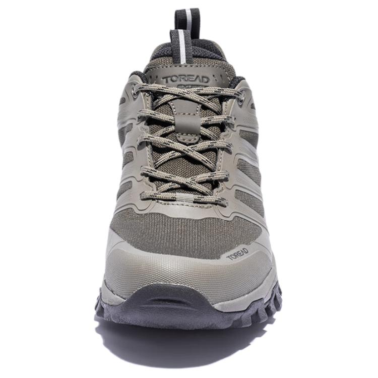 TOREAD Non Slip And Waterproof Low top Hiking Shoes Men’s Brown Green