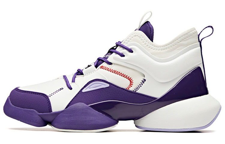 Dragon Ball x Anta Mid top Performance Basketball Shoes Women's White Purple