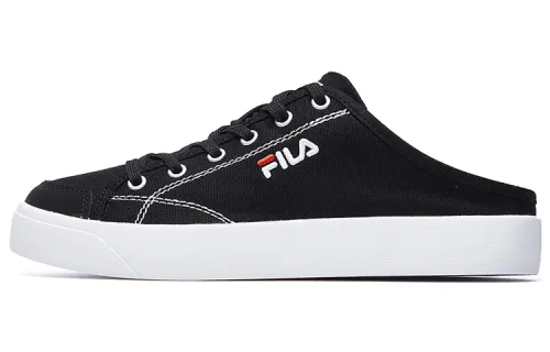 FILA Classic Kicks Mule Canvas Shoes Black Women's