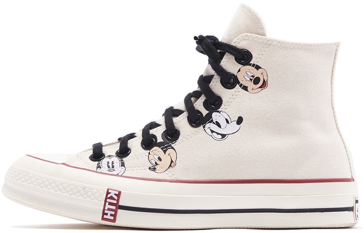 Кеды KITH Chuck 1970s Hi Mickey Mouse Collection (белые)