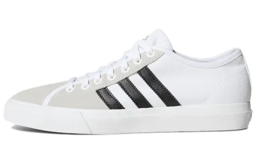 Adidas Originals Matchcourt Versatile Abrasion Resistant Low top Skateboard Shoes Men's White Black