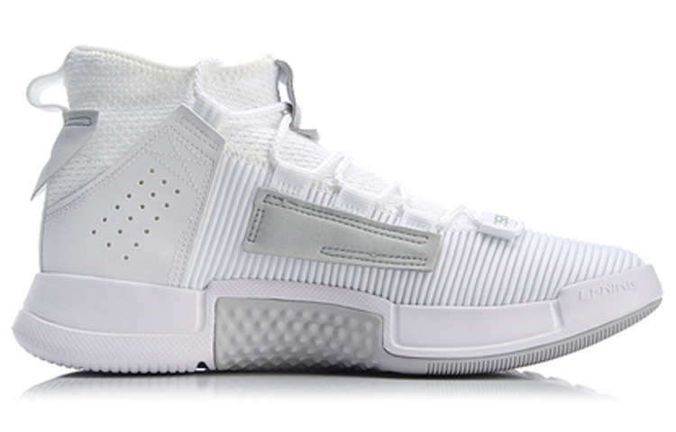 Li Ning Essence 2 Breathable Mid top Vintage Basketball Shoes Men’s White