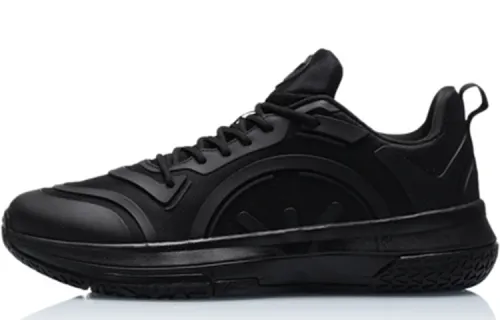 Li Ning WOW 7 Non slip Lightweight Low top Basketball Shoes Men's Standard Black